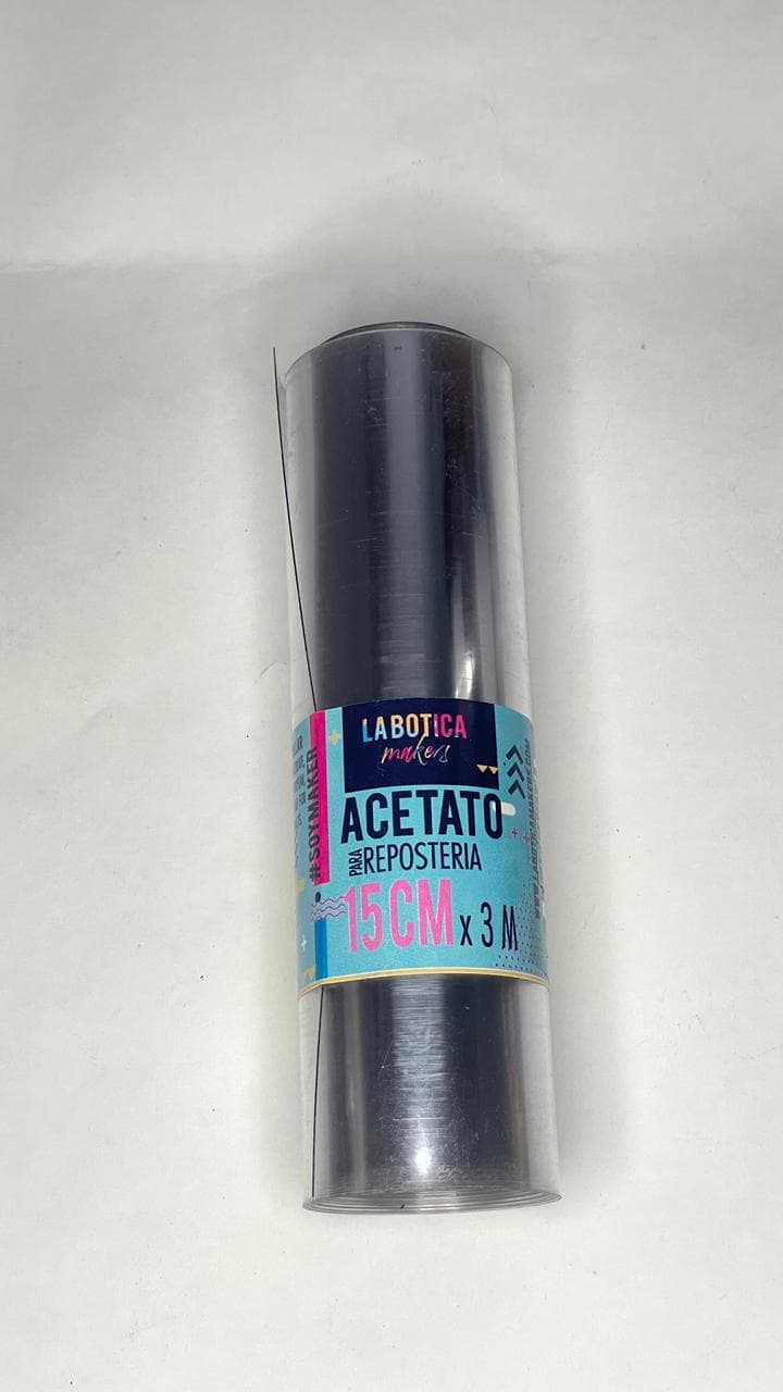 ACETATO PARA REPOSTERIA 15cm x3mts LA BOTICA BOTI057