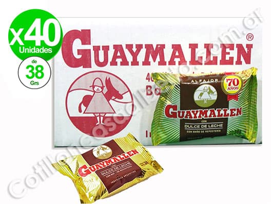 Alfajor guaymallen chocolate x10un